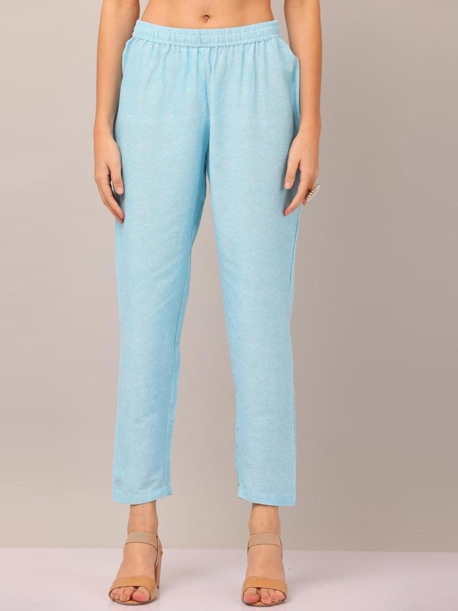 Kaanchie Nanggia Sky Blue Causal Wear Shirt and Pant Set