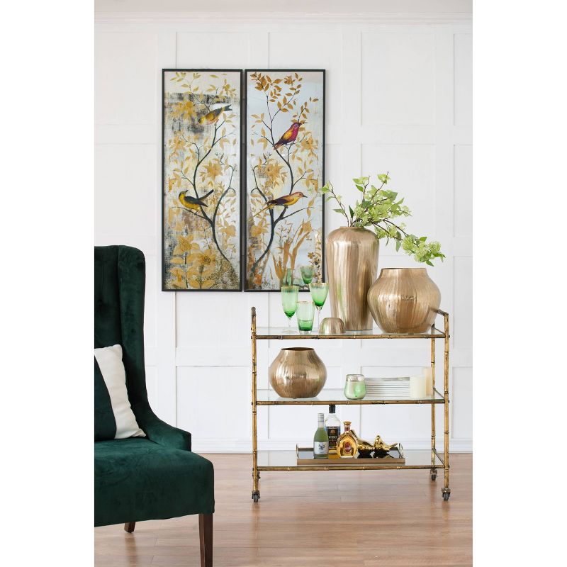 Set of 2 Antique Decorative Mirror Wall Arts - A&B Home