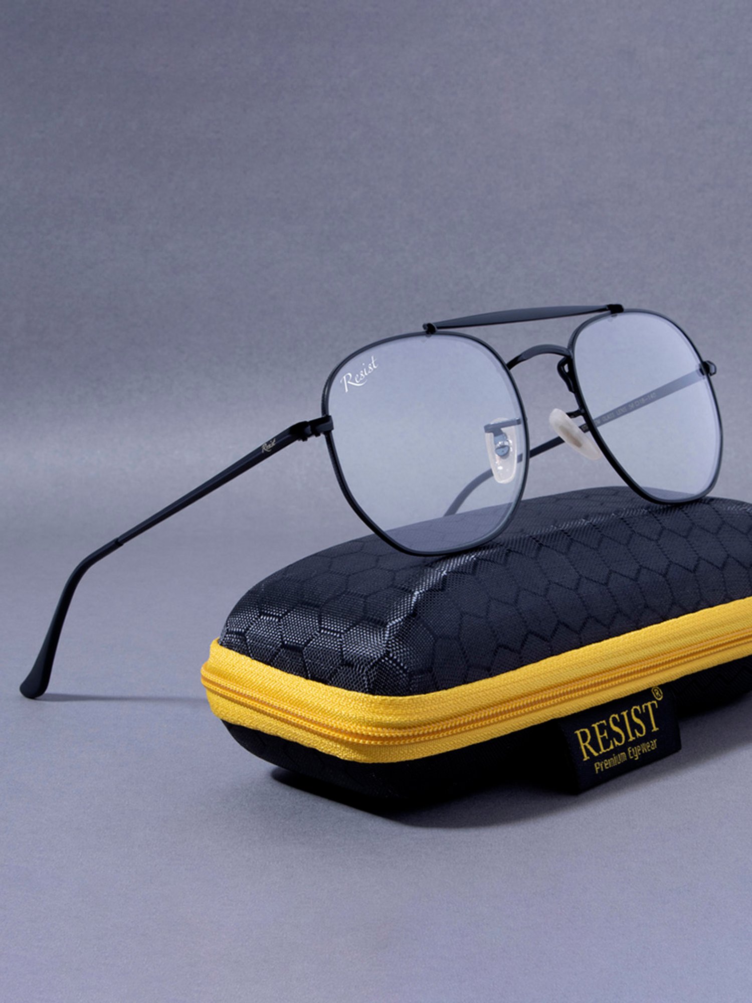 Resist Eyewear Clear UV Protection Unisex Sunglasses