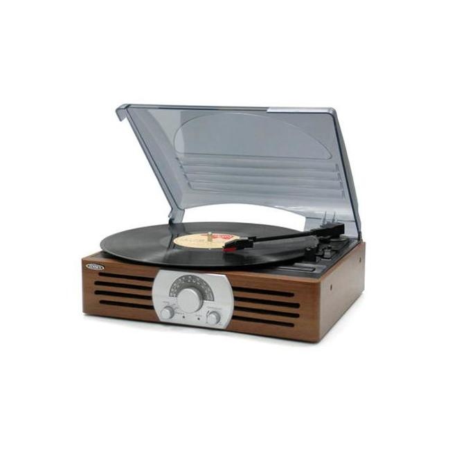 JENSEN JTA-222 3-SPEED STEREO TURNTABLE WITH AM/FM STER