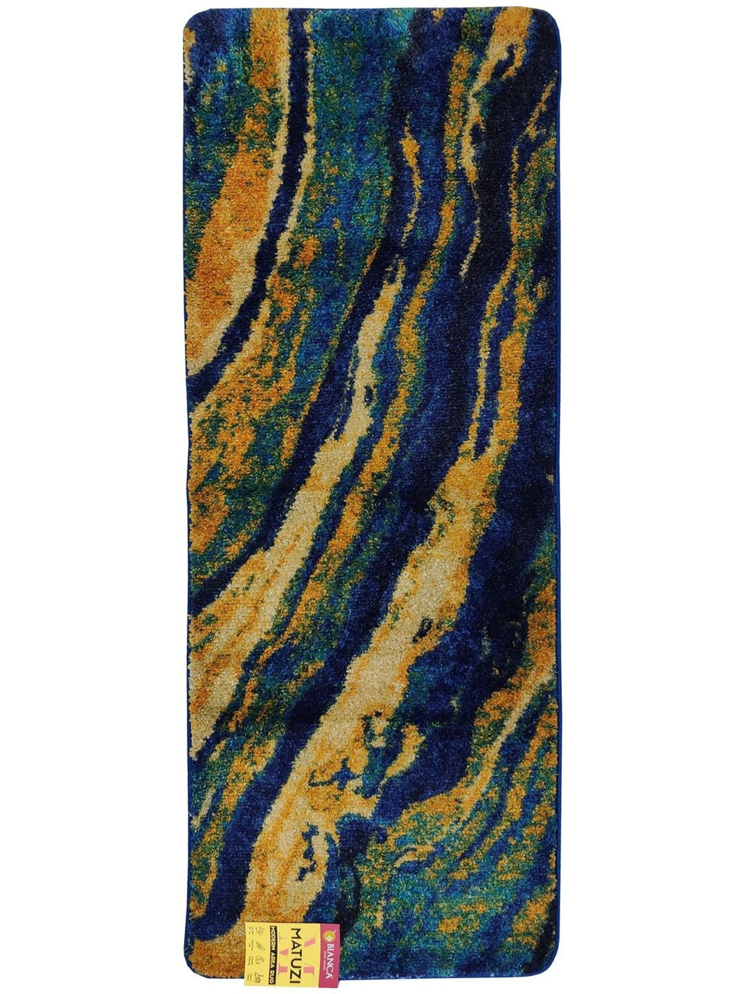 Bianca Multicolor Microfibre Non-Slip Rug