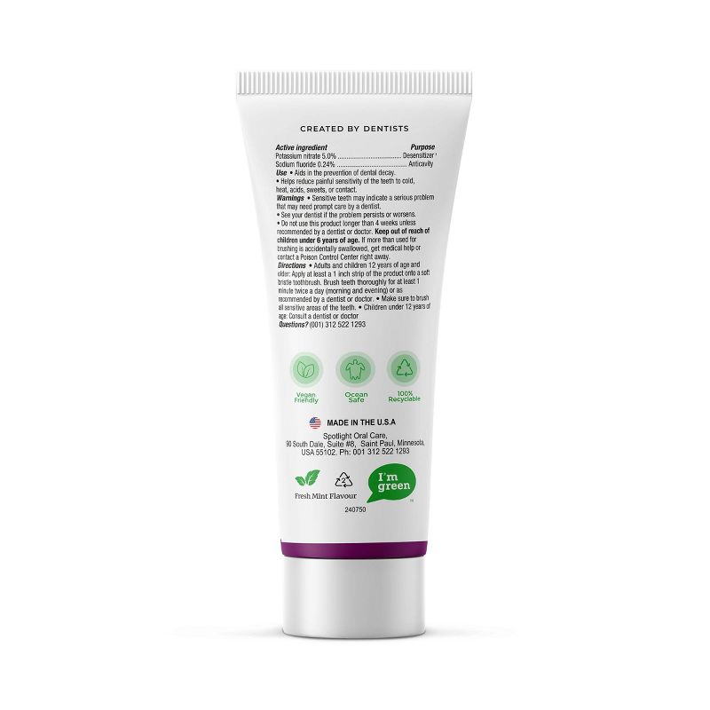 Spotlight Toothpaste for Rebuilding Teeth - 3.5 fl oz