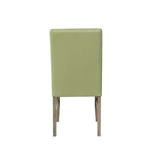 Powell D1168D18SCG Breena Side Chair, Green