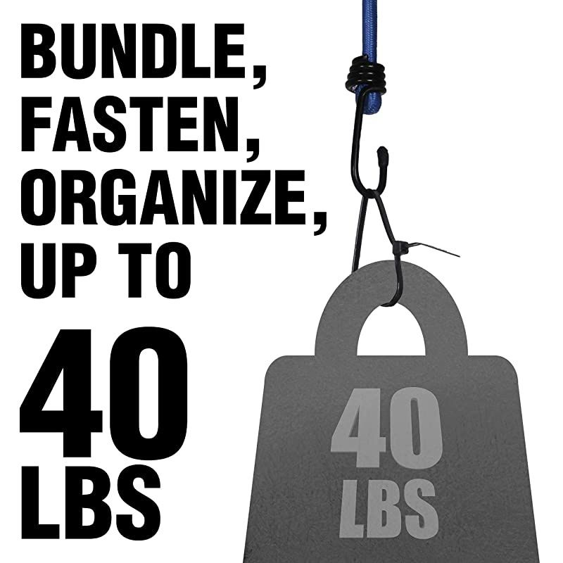 ZipIts Cable Ties 8 Inch 40 Lb Standard Duty Zip Ties 100 Pieces Natural UL Listed Contractor Quality Industrial Strength