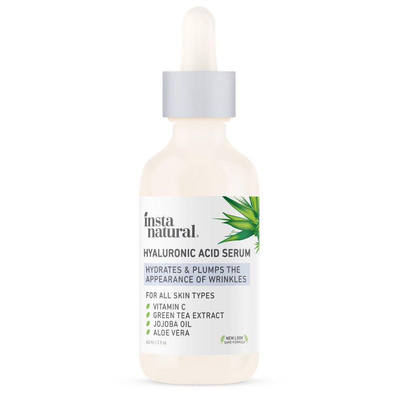 InstaNatural Hyaluronic Acid Serum for Face – 2 fl oz