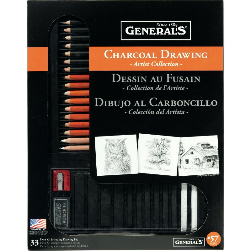 General Pencil Charcoal Drawing Set