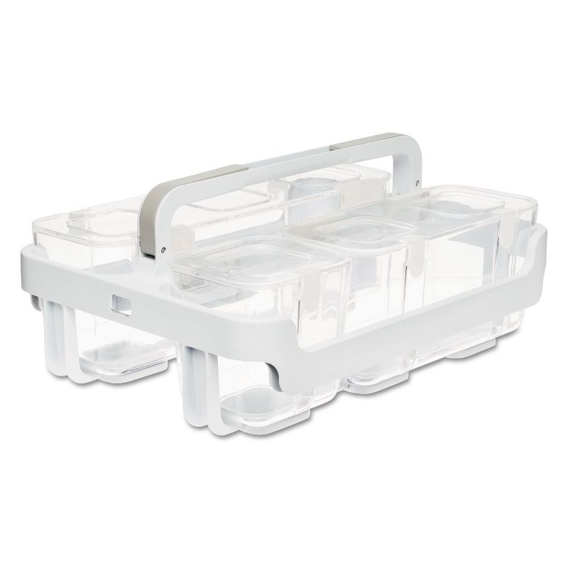 Deflecto Caddy Organizer 10 1/2 x 14 White 29003