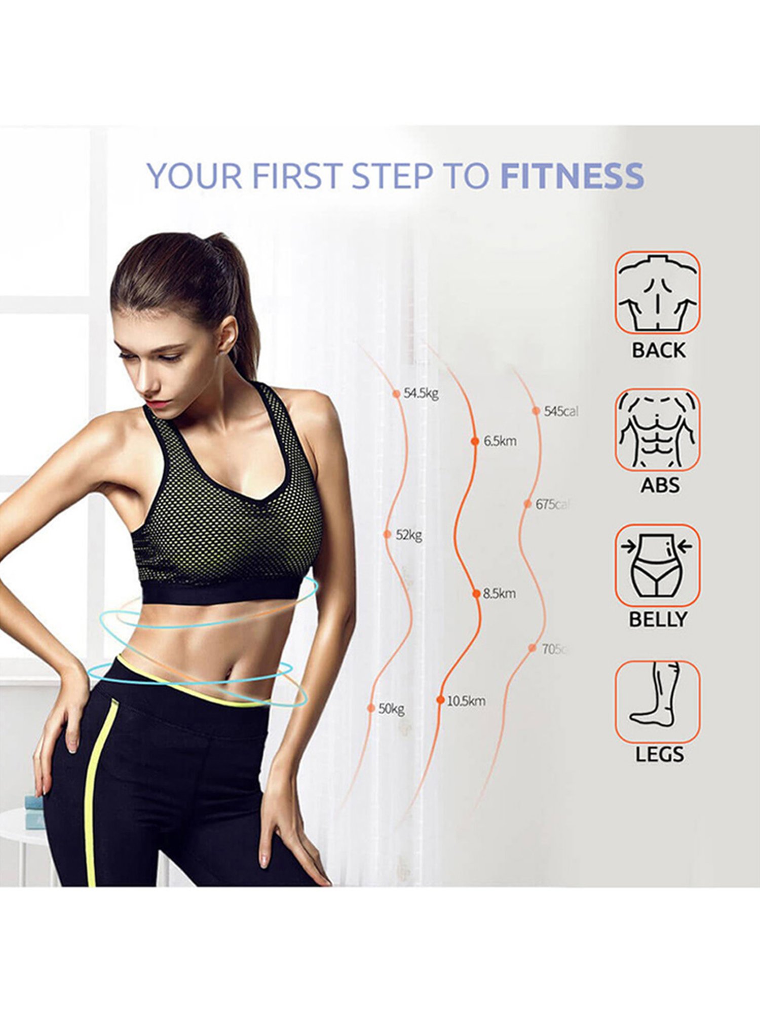 PowerMax Fitness BU-800 Upright Bike (Black)