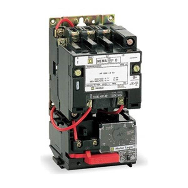 SQUARE D 8536SCO3V02H30S Nonreversing NEMA Magnetic Motor Starter, No Enclosure