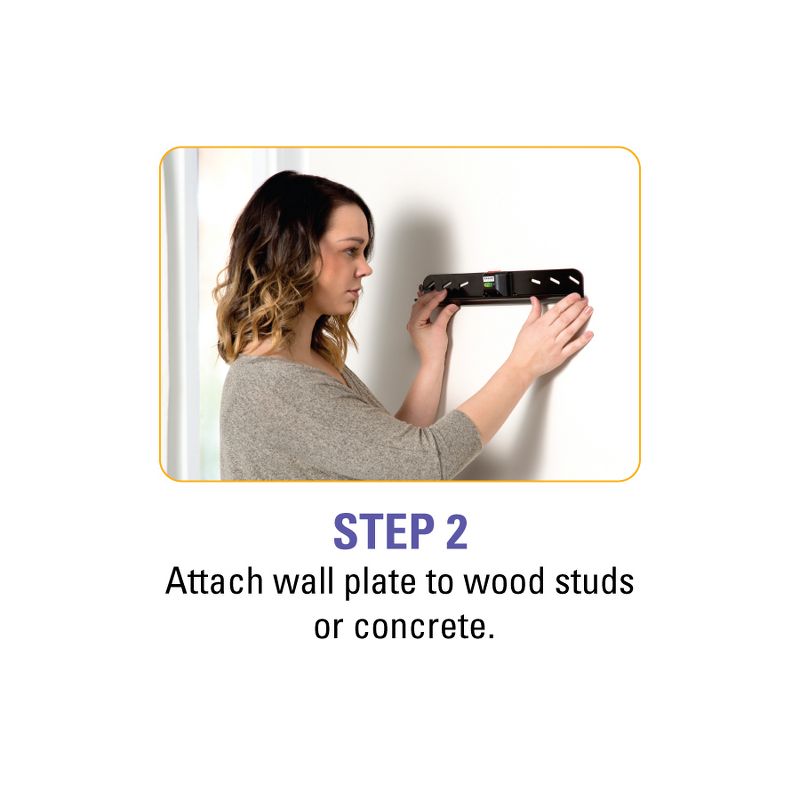 Sanus Simply Safe Large Fixed Position TV Mount 47"-80" - Black(ALL1-B1)