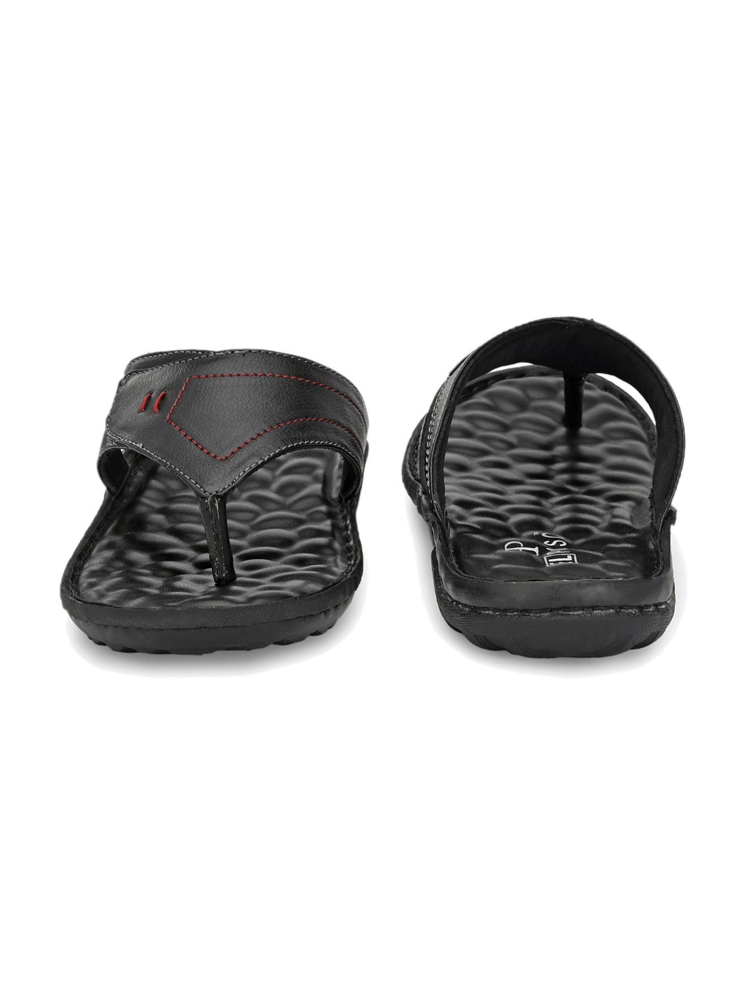 El Paso Black Thong Sandals