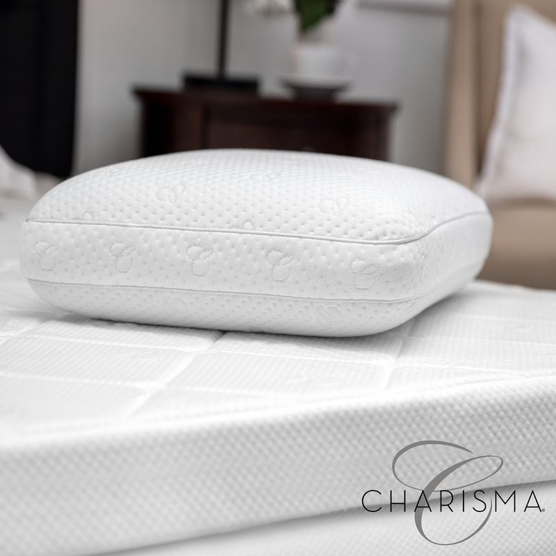 Charisma Luxury Gusseted Gel-Infused Oversized Memory Foam Pillow