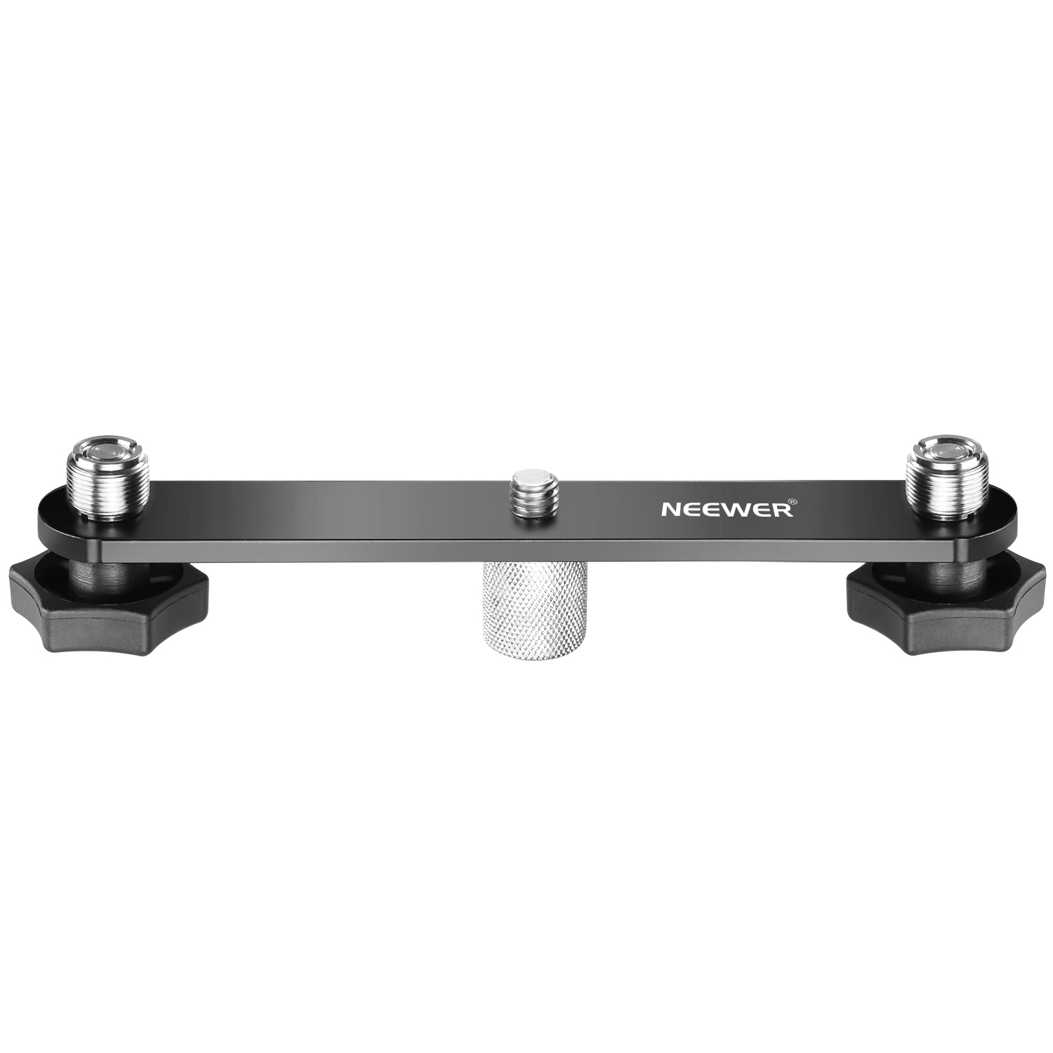 Neewer NW-036 Microphone Bar, Durable Sturdy Steel Microphone Mount Bracket T-bar with Standard 5/8-inch Thread Smooth Finish, Suitable for Most Microphones Clips Stands Boom Arms (Original Version)