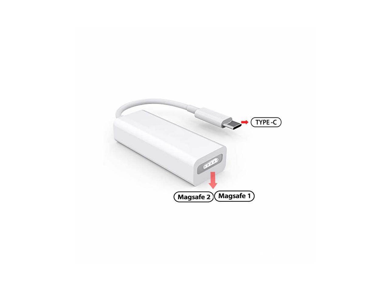 AnyWatt USB C/Type C to MagSafe 1/2 Power Adapter Charge Adapter Converter for MacBook Pro
