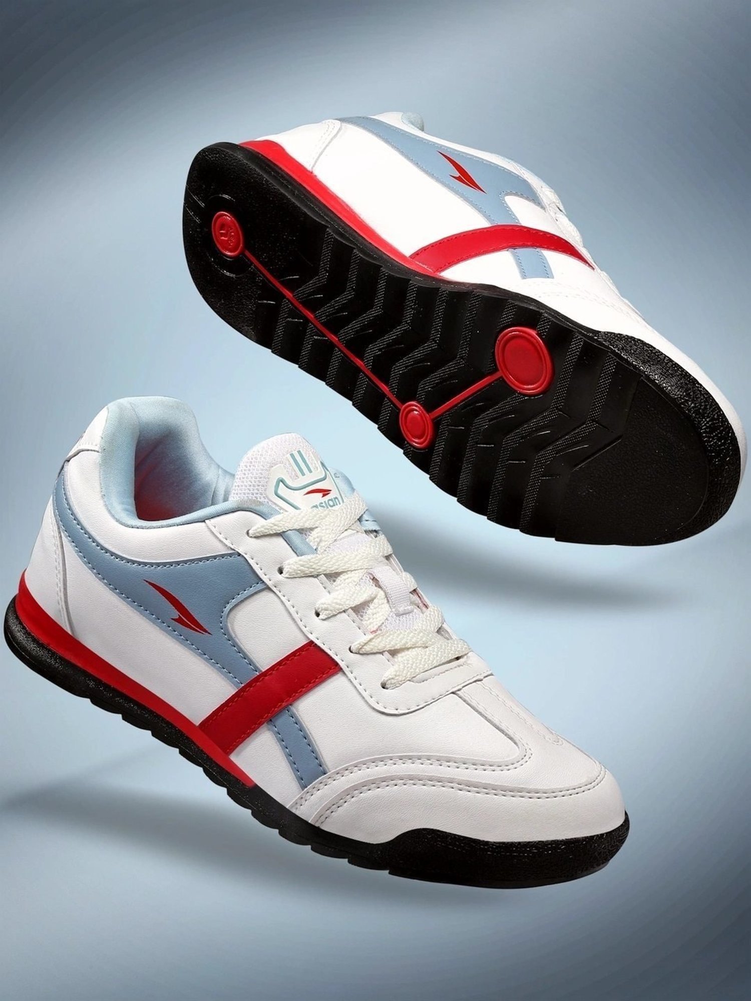 Asian Men's White Casual Sneakers