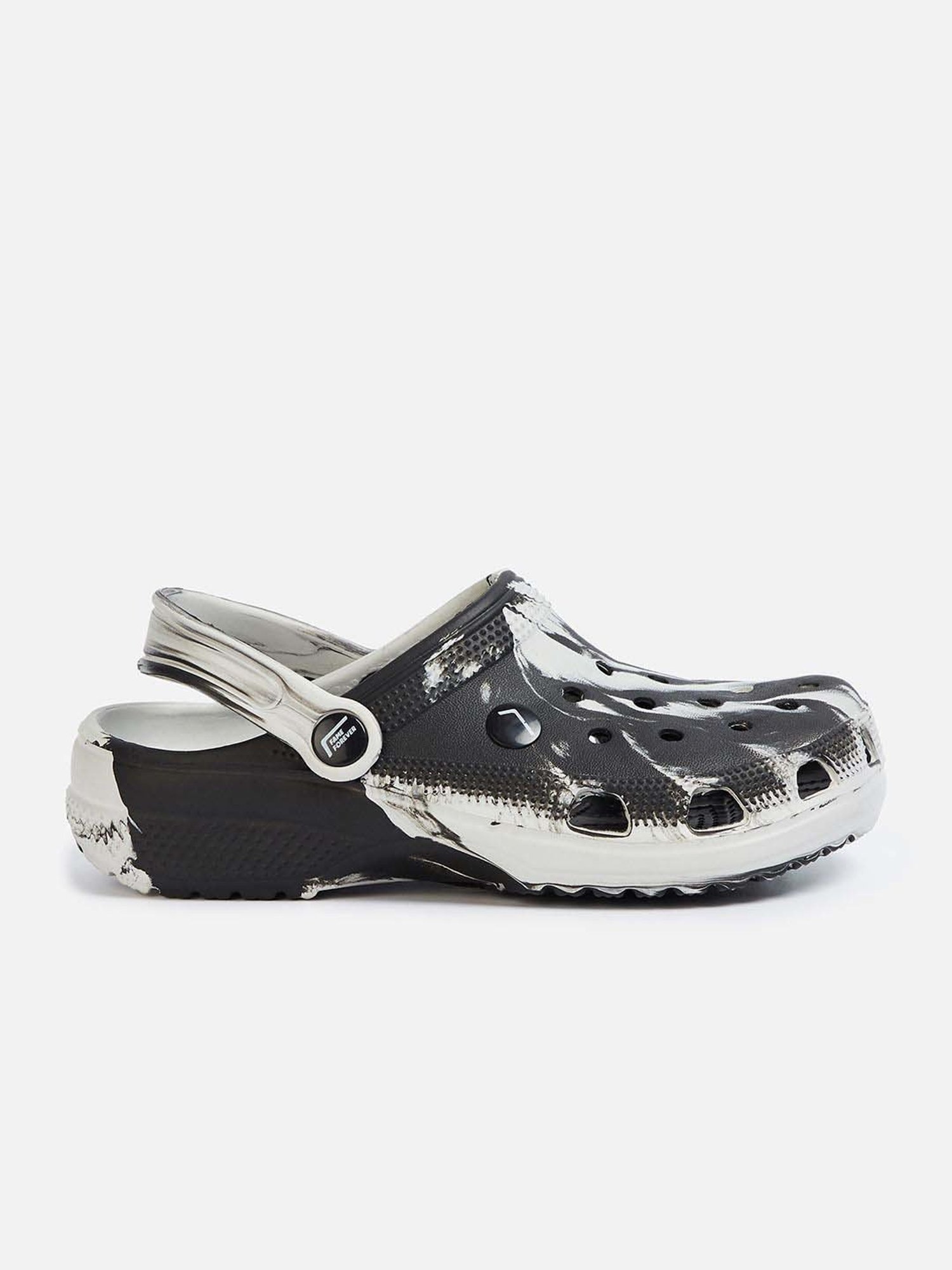 Landmark Boys Grey Back Strap Clogs