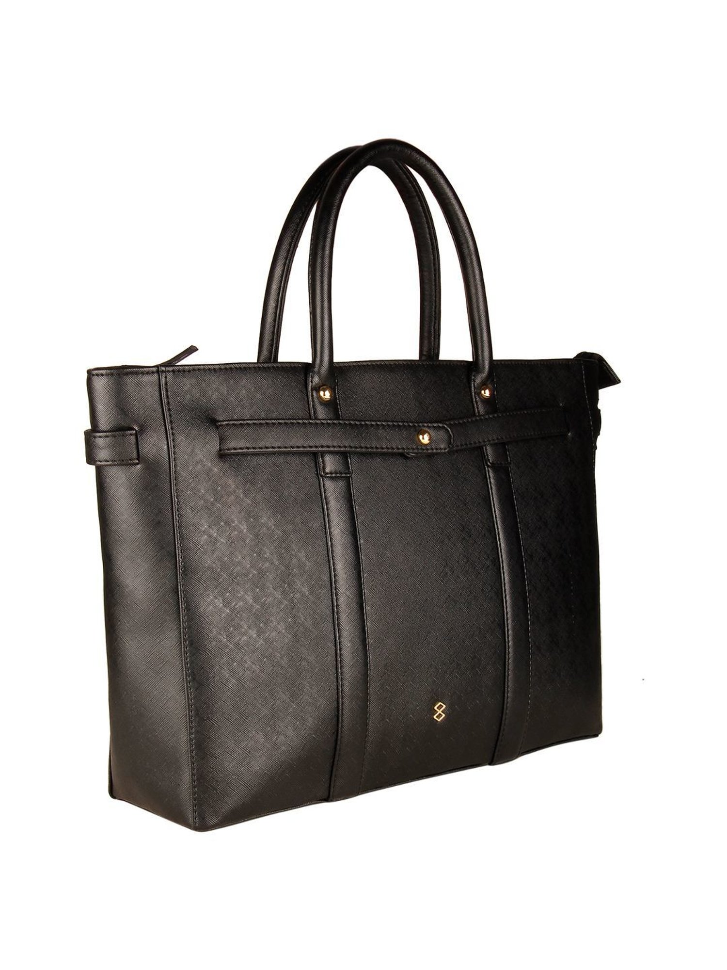 Horra Black Large Tote Bag
