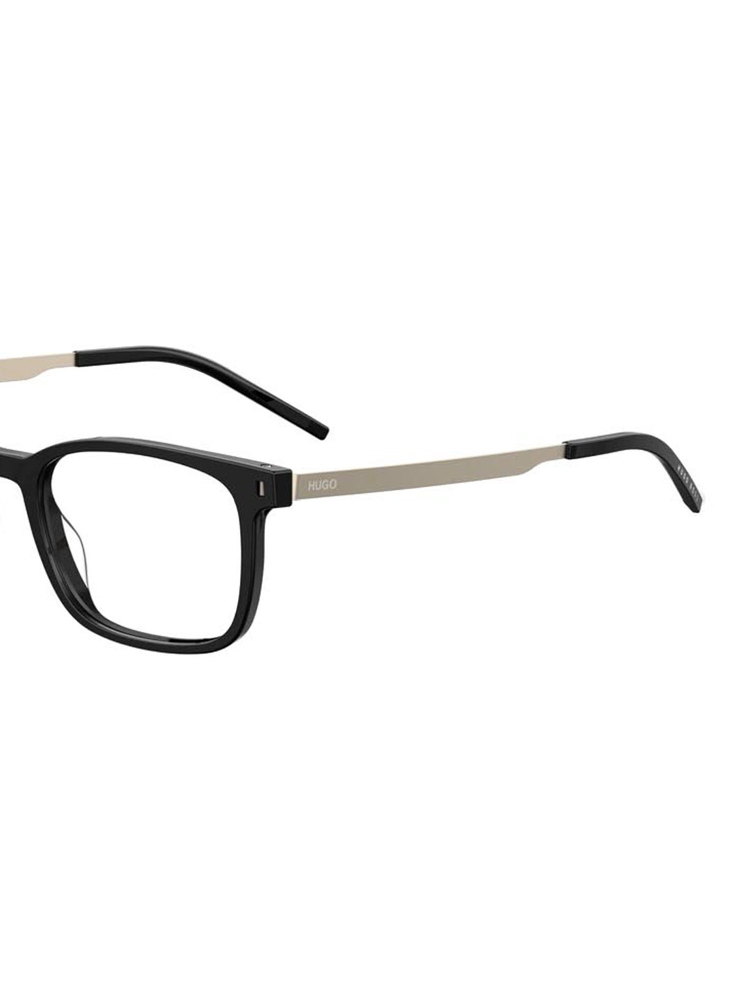HUGO Black Rectangular Eye Frames for Women