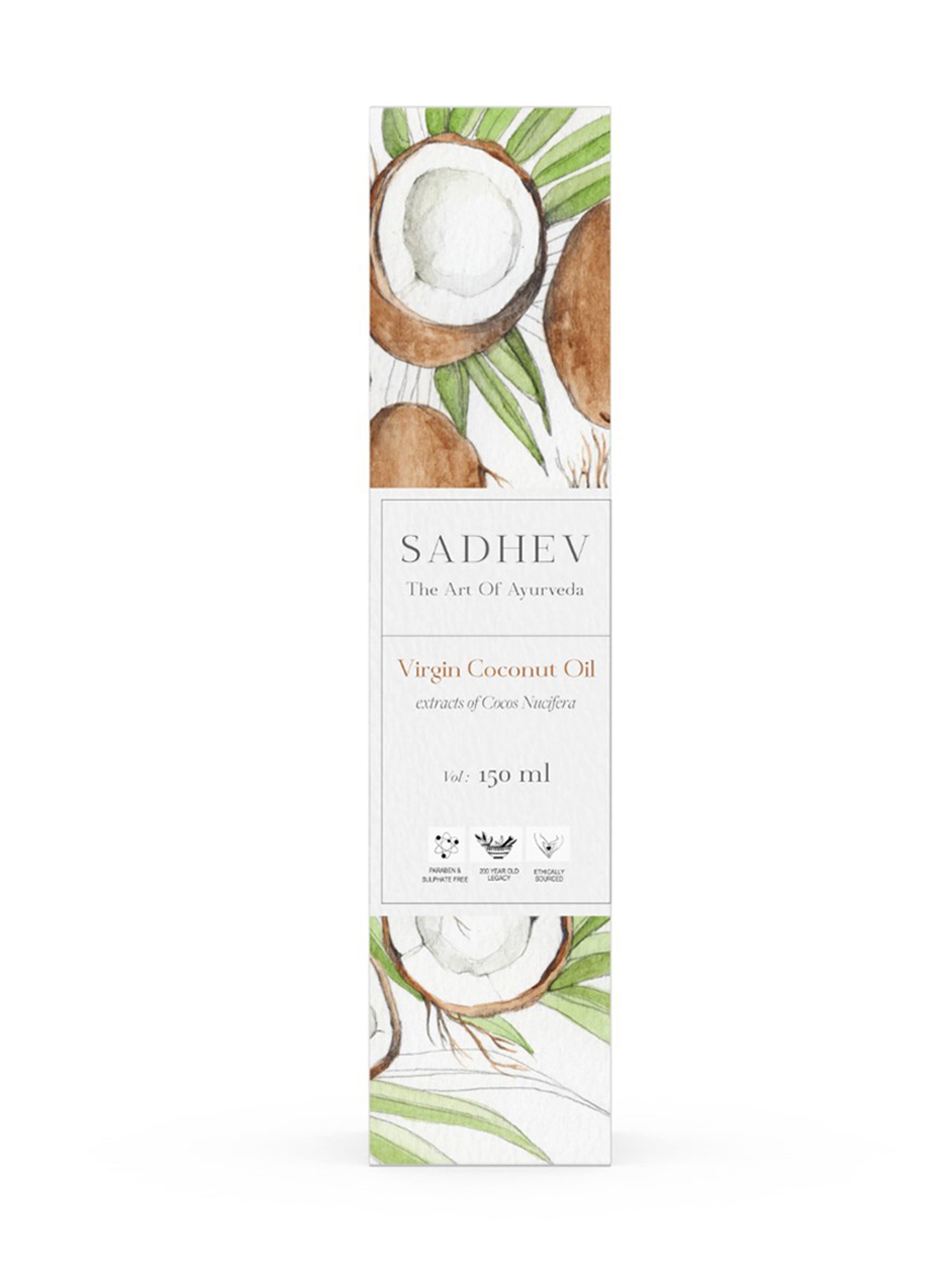 SADHEV The Art Of Ayurveda Virgin Coconut Oil - 150 ml