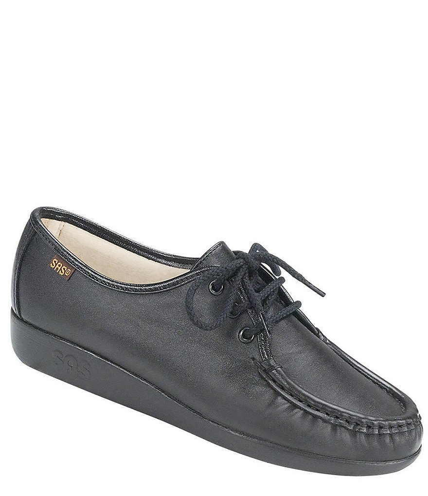 SAS Siesta Leather Wedge Oxford