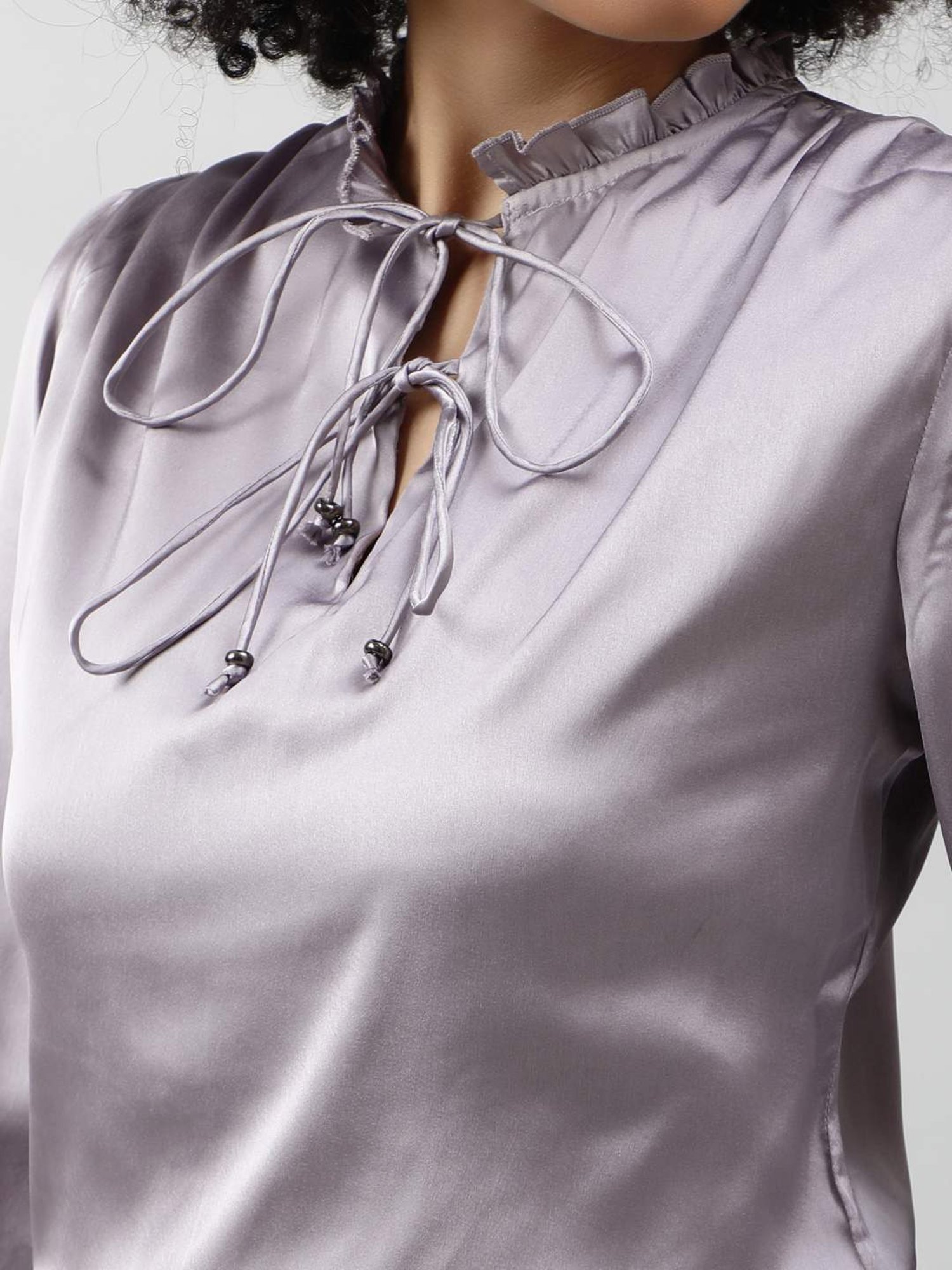 PURYS Purple Relaxed Fit Top