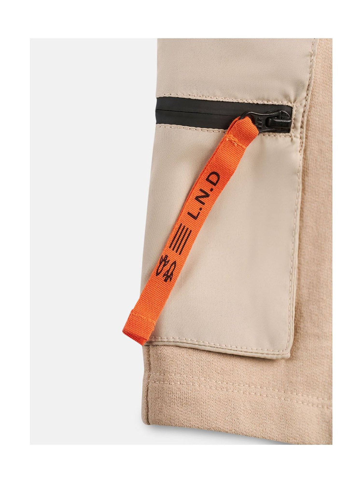 Angel & Rocket Kids Beige Solid Shorts