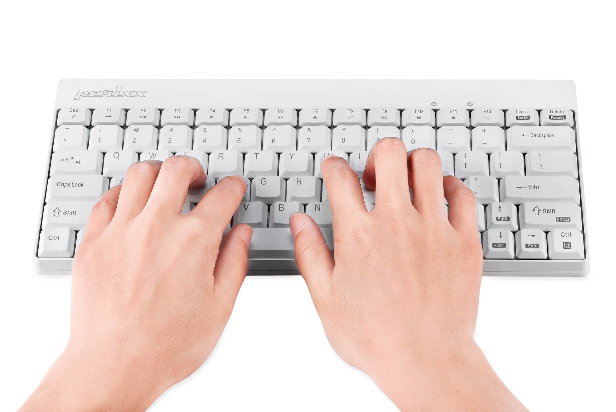 Perixx PERIDUO-712 Wireless Mini Keyboard and Mouse Set, Portable Compact Size 13 Multimedia Hot Keys Keyboard and 1000 DPI Optical Mouse Combo, Black, US Layout