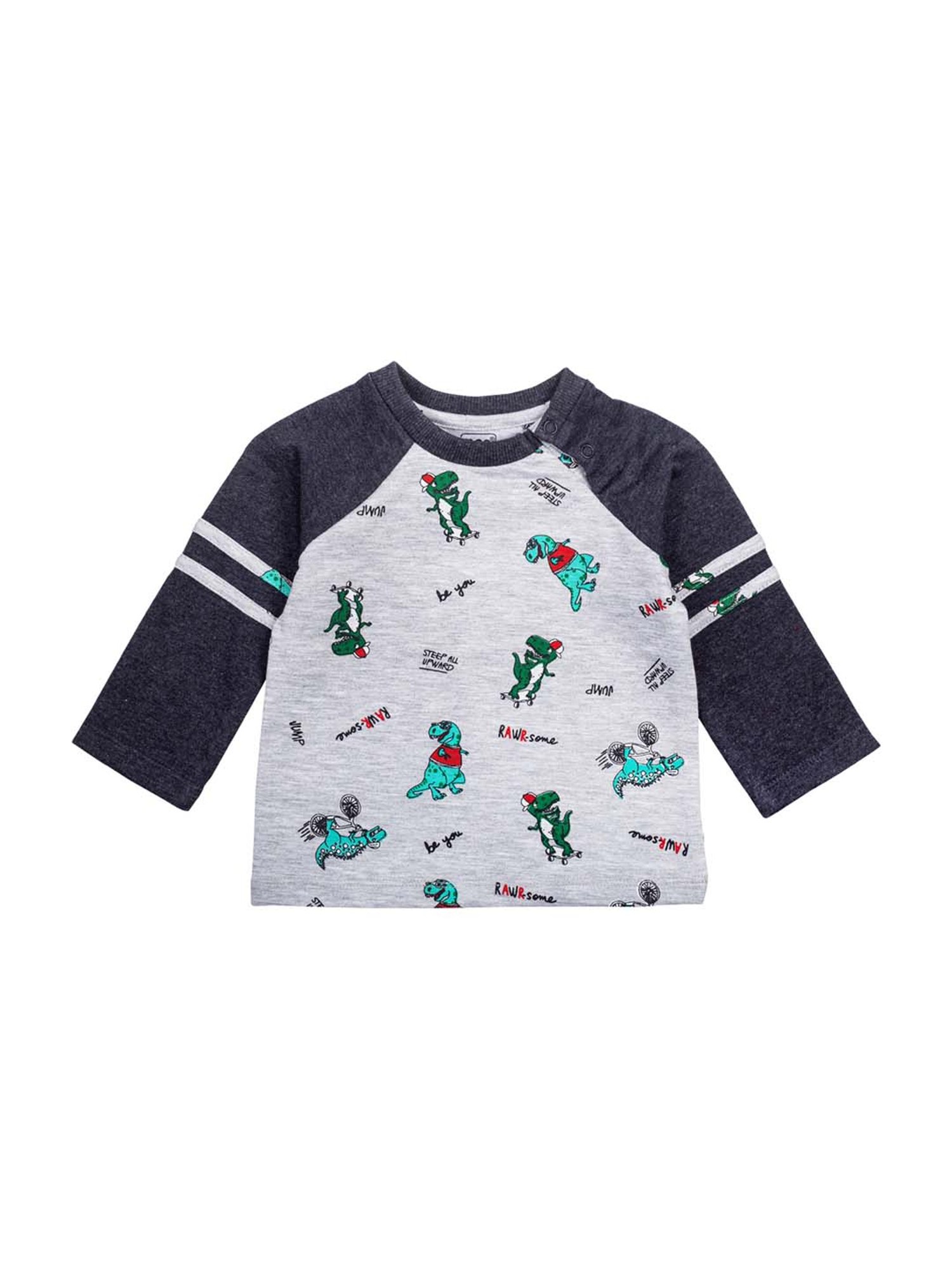 Mee Mee Kids Multicolor Cotton Printed T-Shirts - Pack of 2