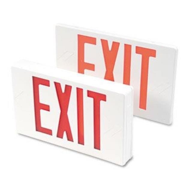 tatco  sign,led exit,w/battbckup