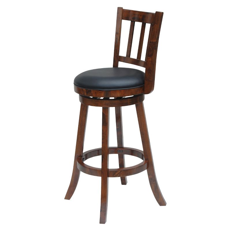 Bloomington 24" Counter Height Barstool Hardwood/Walnut - Boraam
