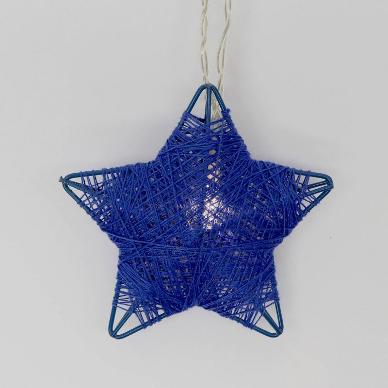 2ct LED String Lights Red/White/Blue Stars - Bullseye's Playground™