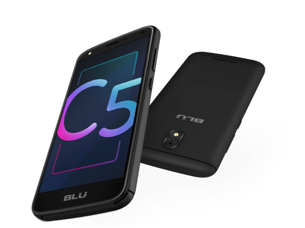 BLU C5 5.0" C012Q Smartphone 8GB GSM Unlocked Dual Sim 5MP Android - Black