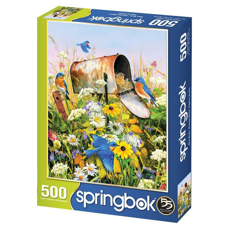 Sprinkbok Blue Birds Jigsaw Puzzle - 500pc