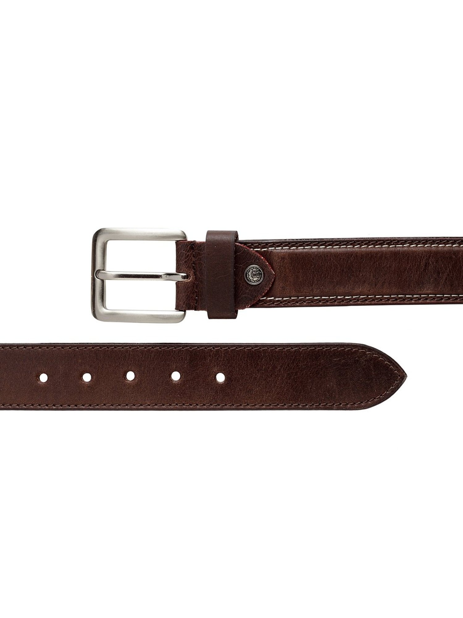 Fossil Griffin Brown Leather Casual Belt For Men