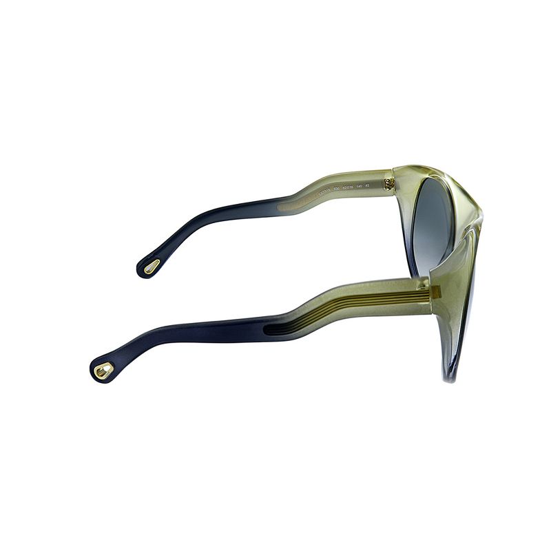 Chloe CE 731S 830 Womens Oversized Sunglasses Crystal Grey Blue 62mm