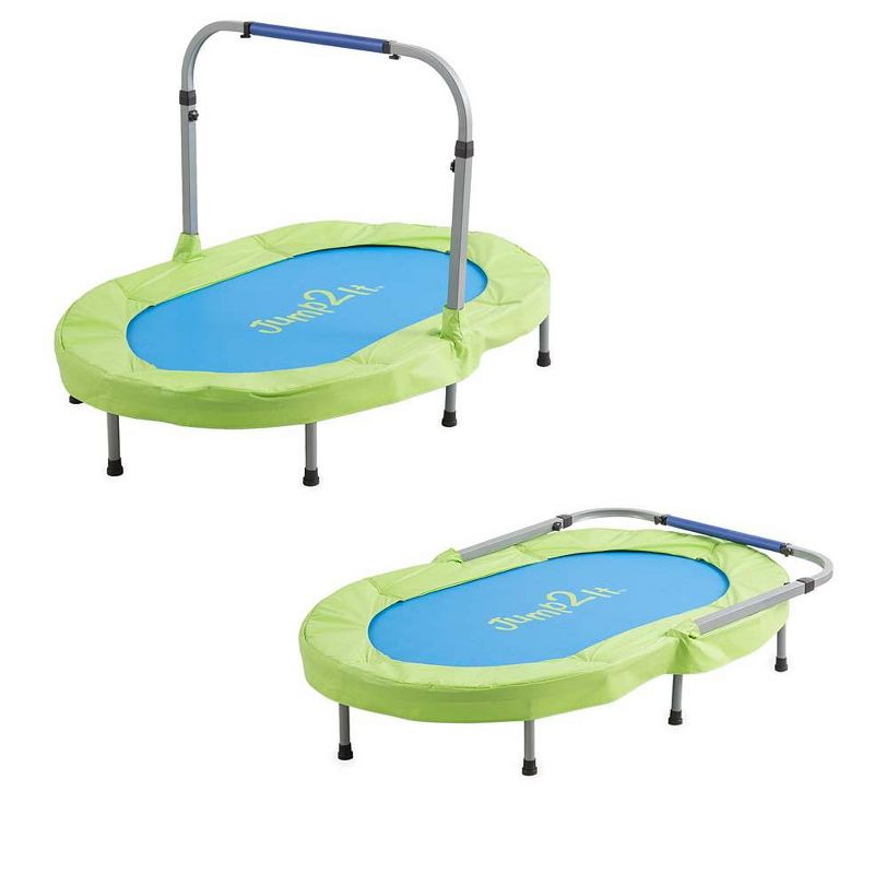 HearthSong Jump2It Indoor Trampoline with Adjustable and Folding Handle