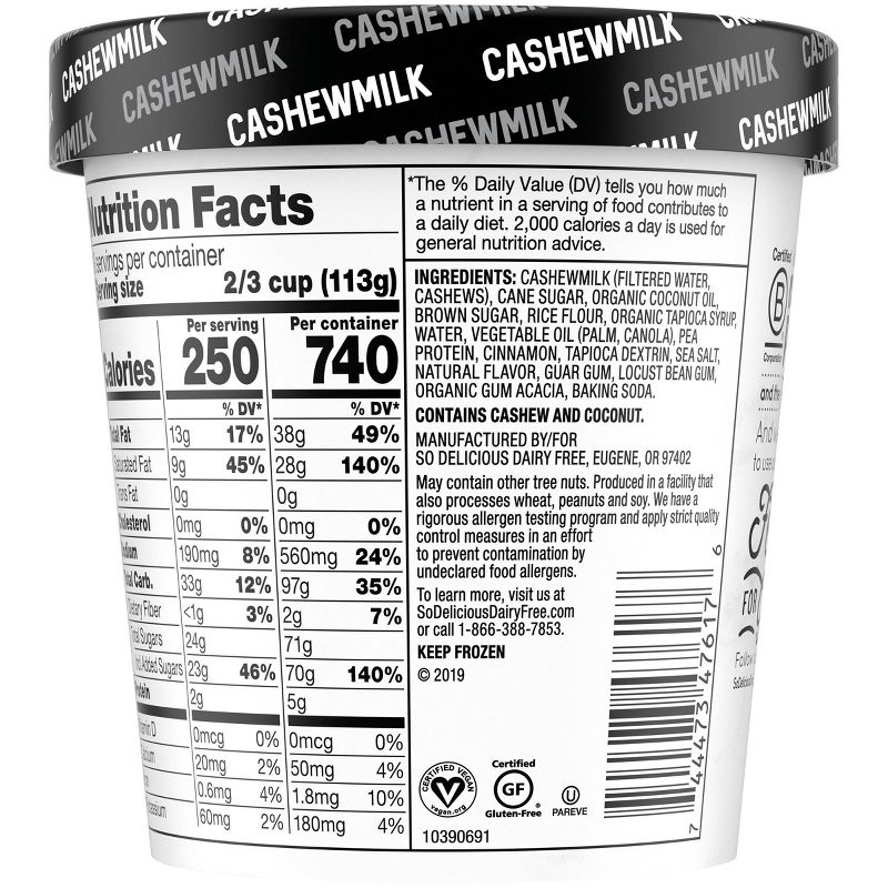 So Delicious Snickerdoodle Frozen Dessert - 16 fl oz