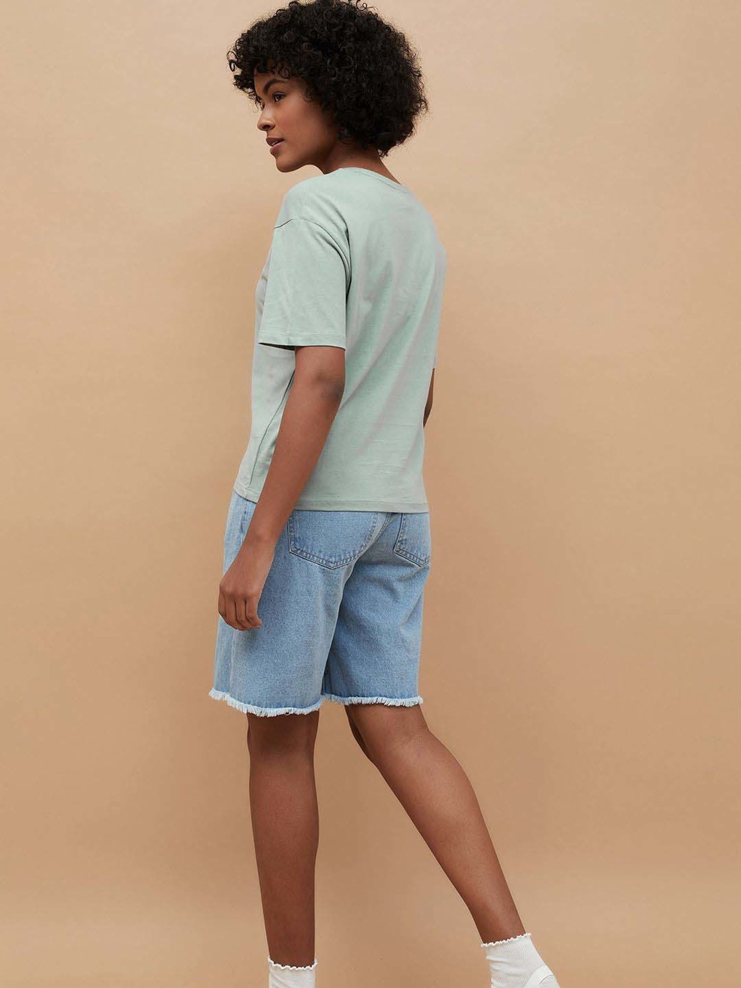 Fame Forever by Lifestyle Blue Cotton Printed T-Shirt