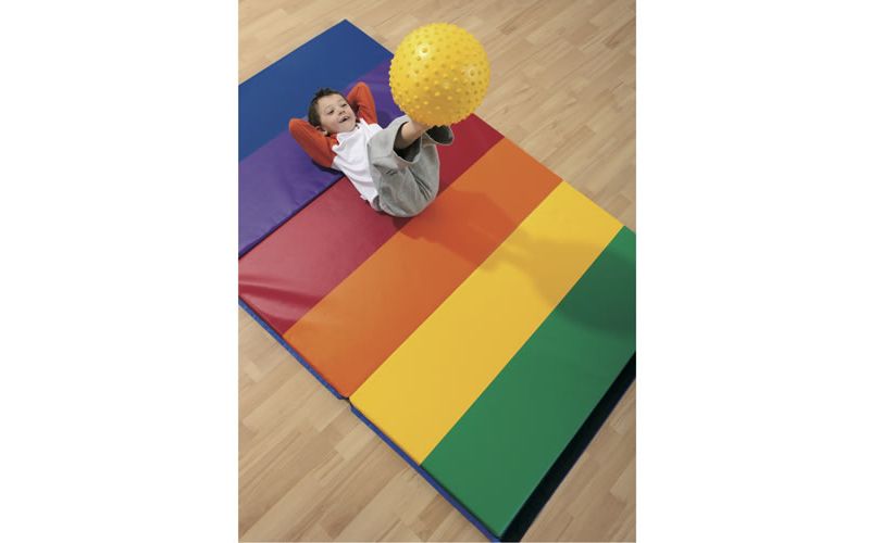 Wesco 4' x 6' Rainbow Exercise Mat