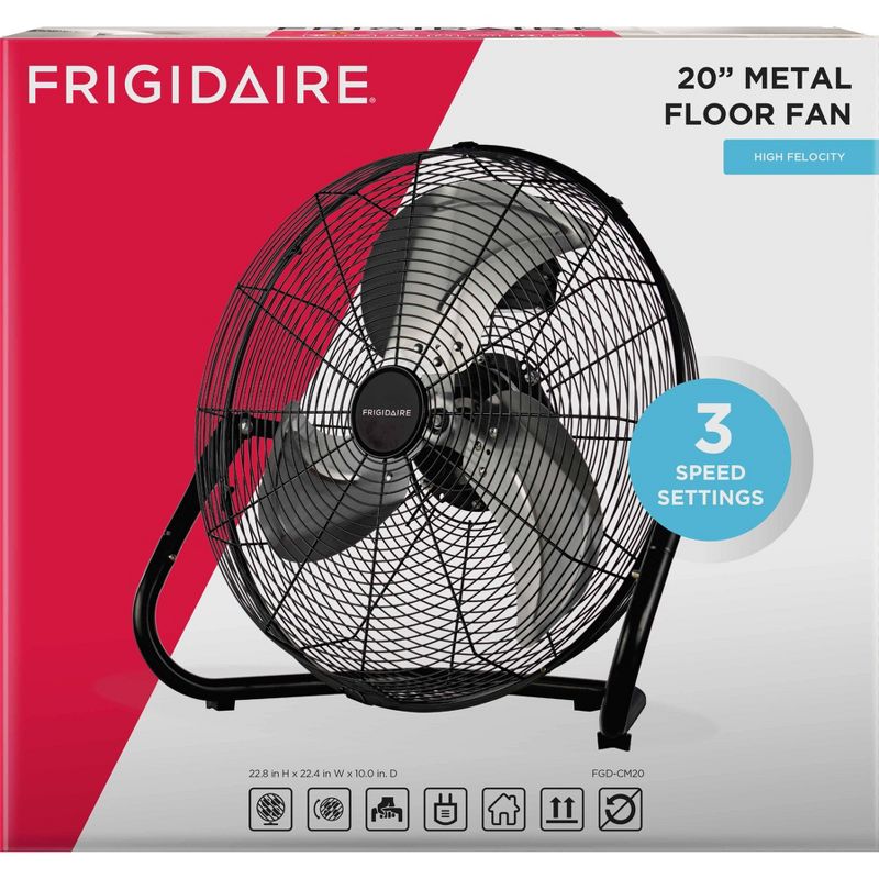 Frigidaire 20" High Velocity Metal Floor Fan