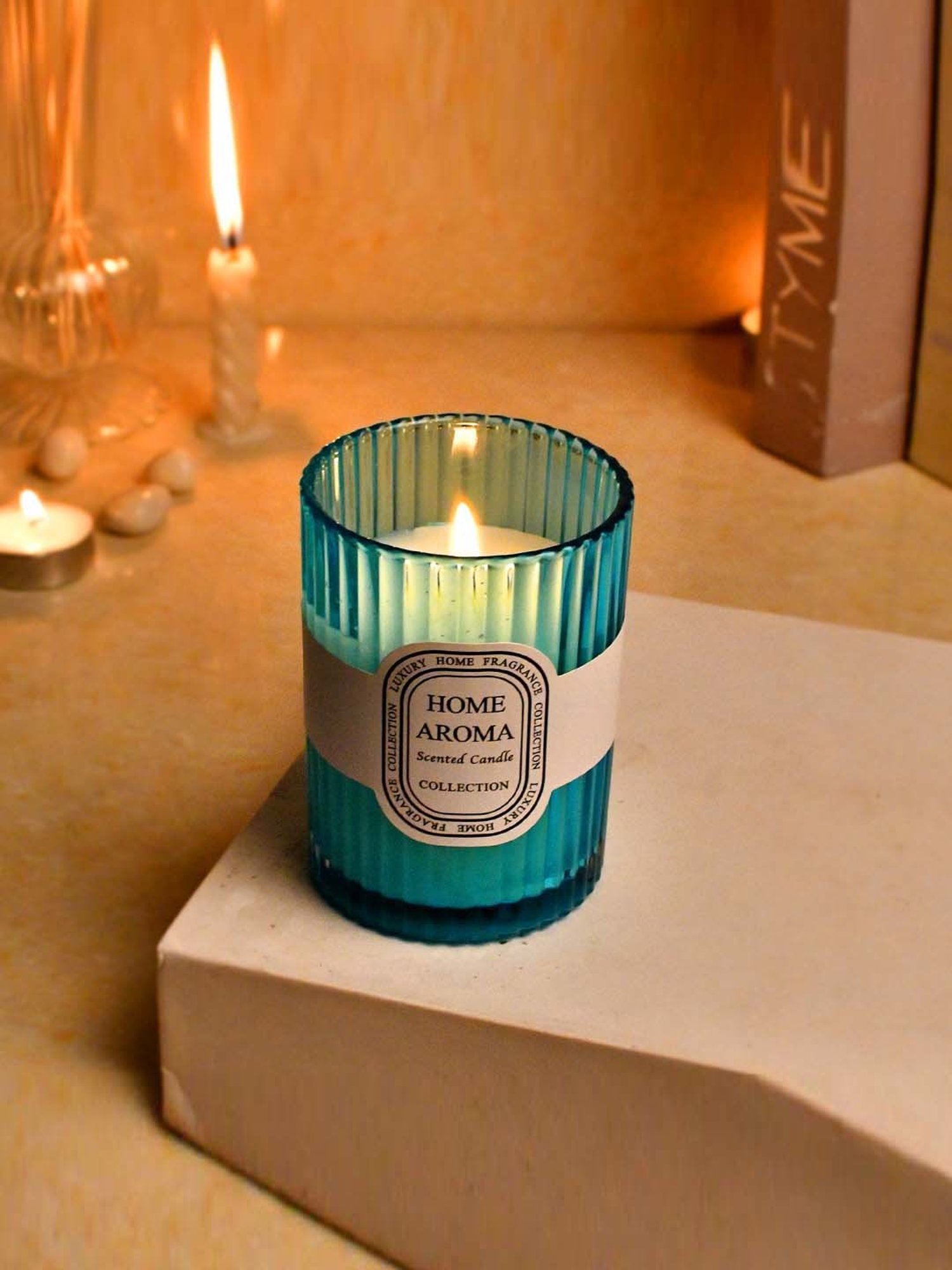 TAYHAA Green Wax Aroma Scented Candle