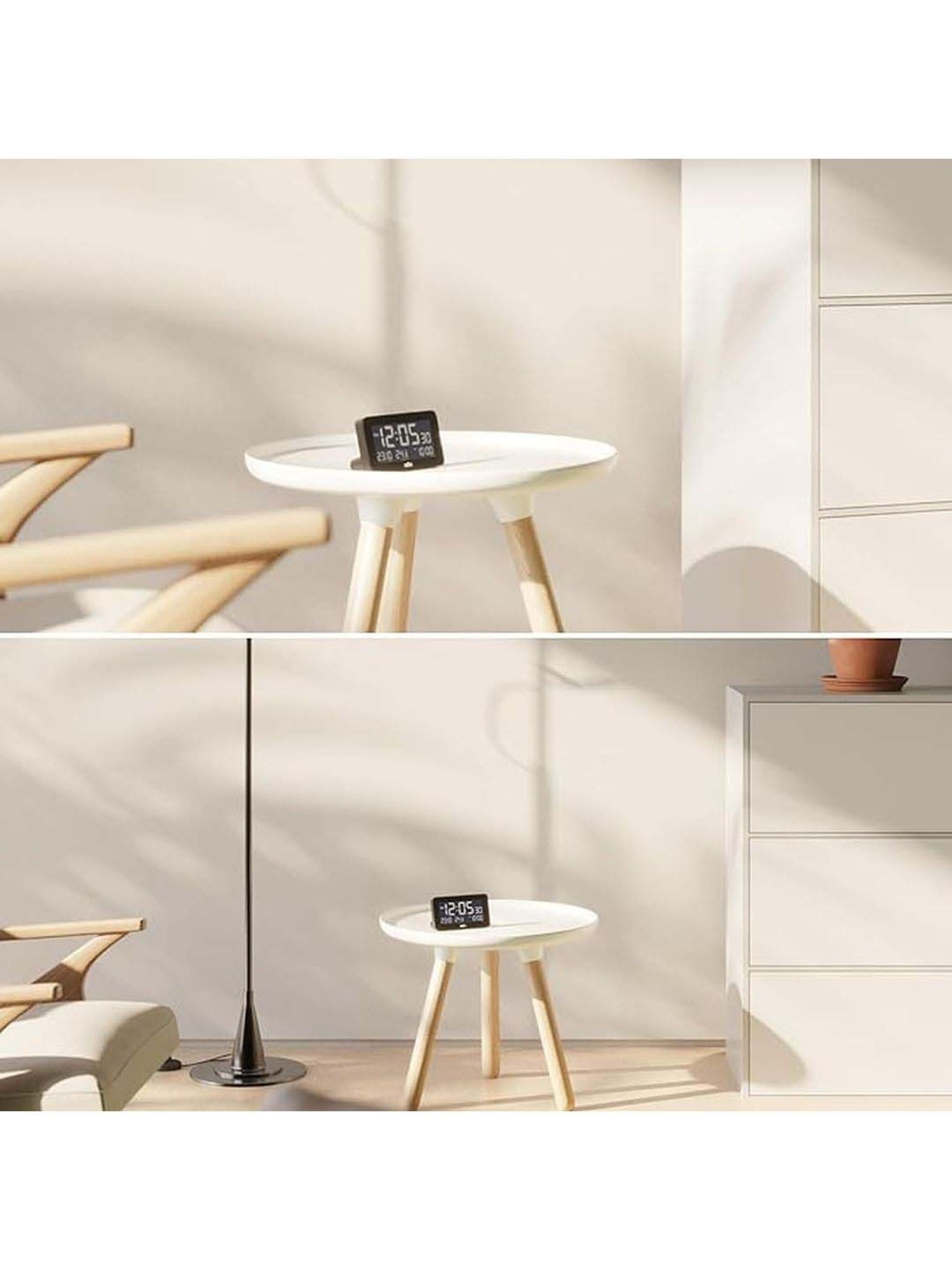 Braun Black Digital Alarm Clock