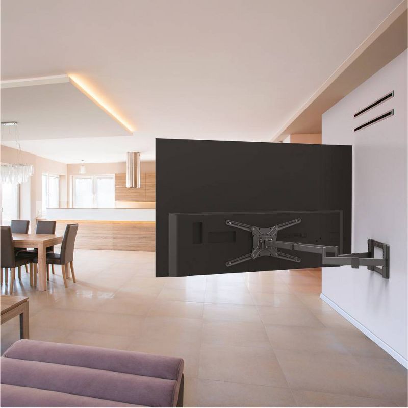 Barkan 13-80" 4-Movement Extra Long / Dual Arm / Full Motion TV Wall Mount - Black