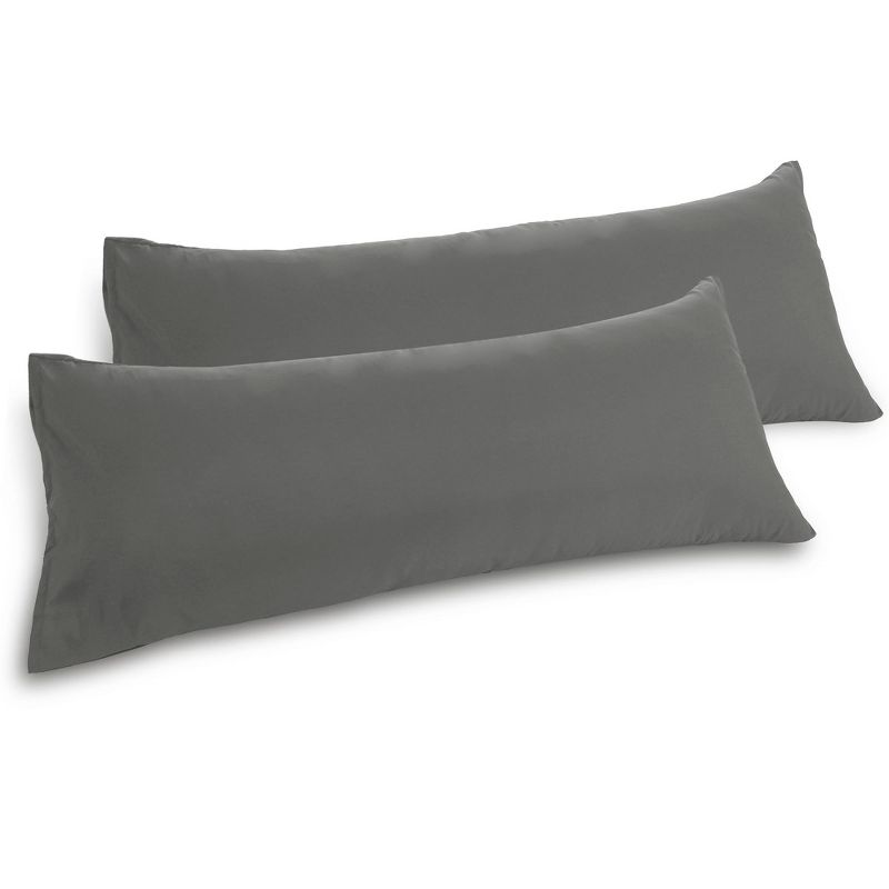 1 Pc 20&rdquo; x 30" Silk for Facial Beauty and Hair Pillow Case Black - PiccoCasa