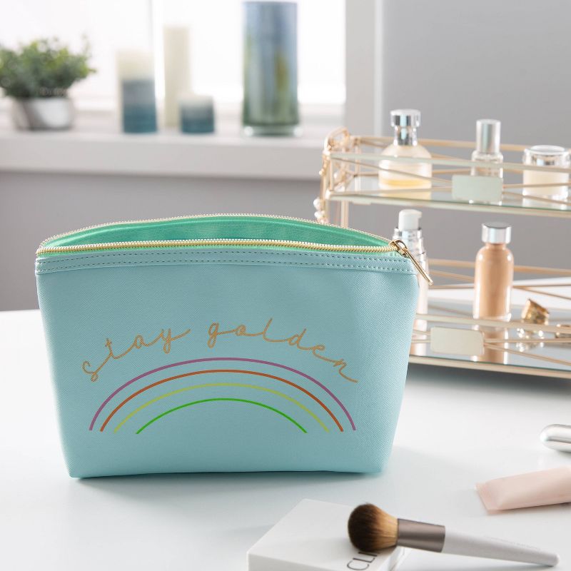 Ruby+Cash Zip Cosmetic Pouch - Stay Golden