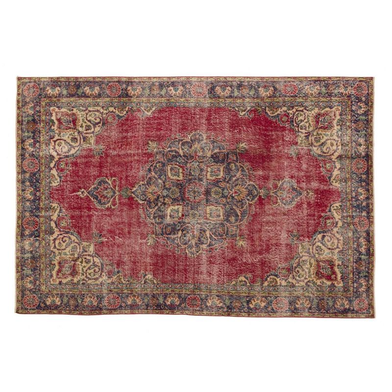 5'x7' Rectangle Braided Solid Jute Area Rug Brown - Okuna Outpost