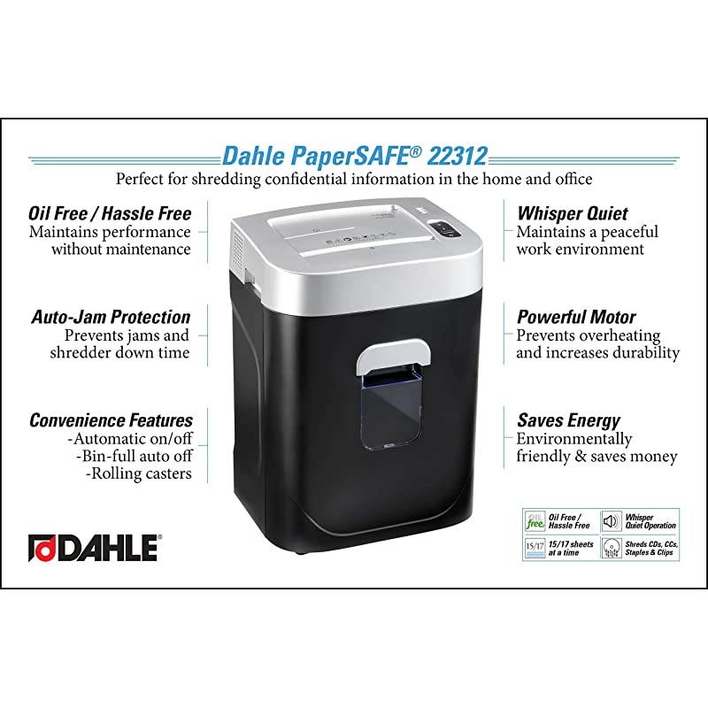 Paper Shredder, Auto Feed, 230 Sheet Capacity, Super Cross-Cut, 1-5 Users, Stack-and-Shred 230X (1757573)