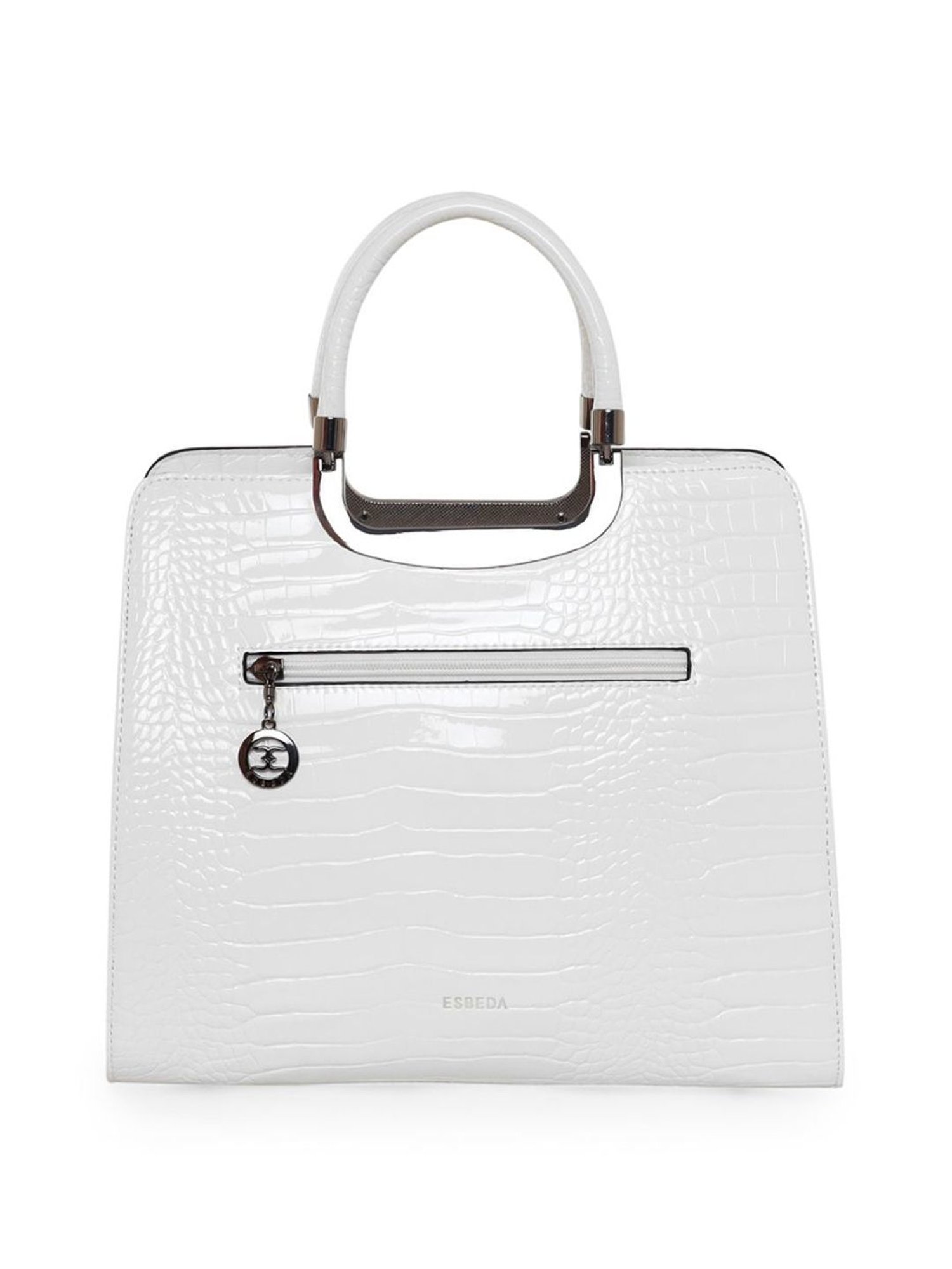 Tohl Avon Black Solid Medium Handbag