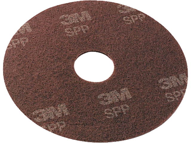 SCOTCH-BRITE SPP17 Surface Preparation Pad,17In,Maroon,PK10