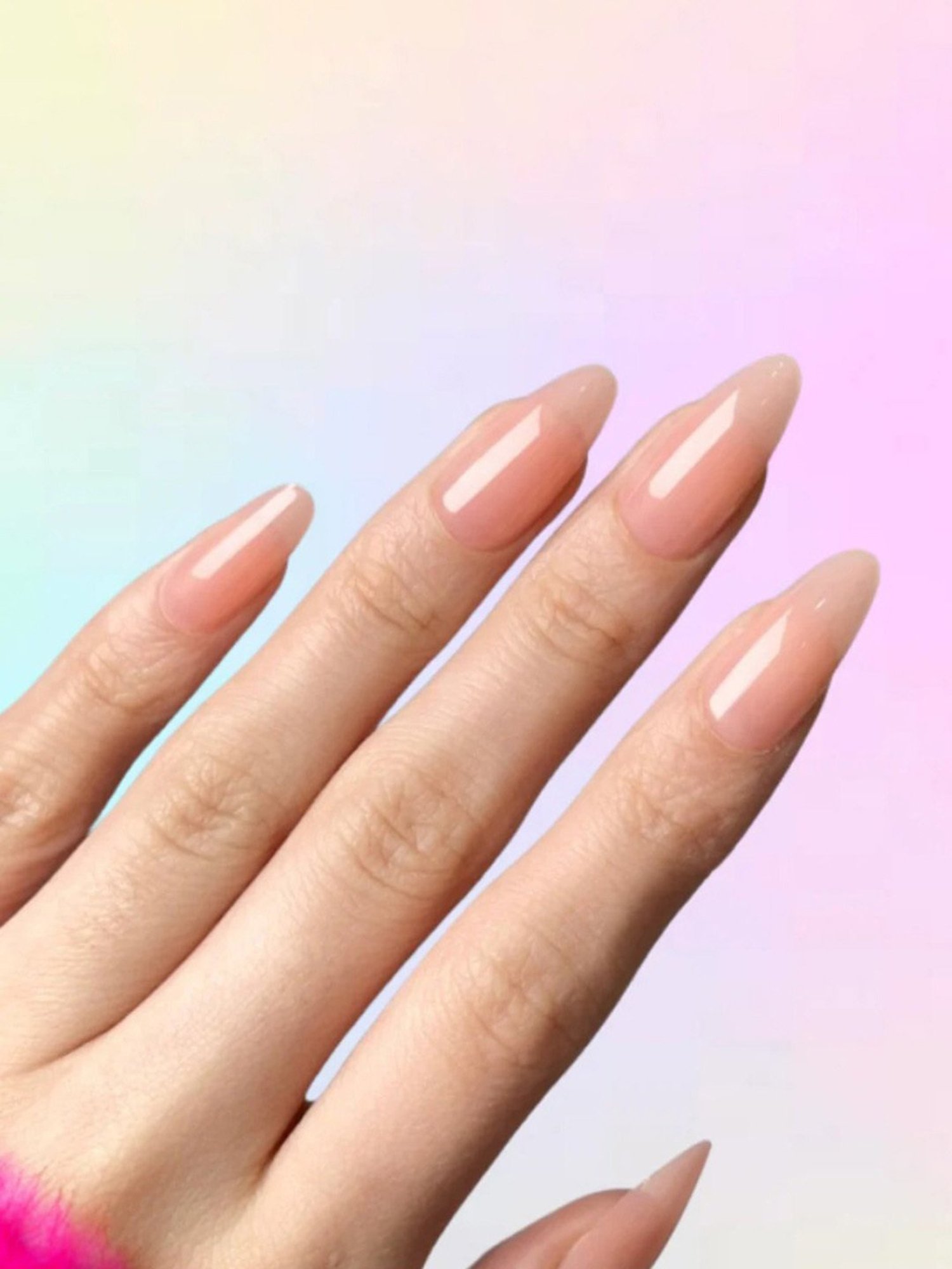 Polish Me Pretty Gel Polish Press On Nails Pine Ombre - Set of 24